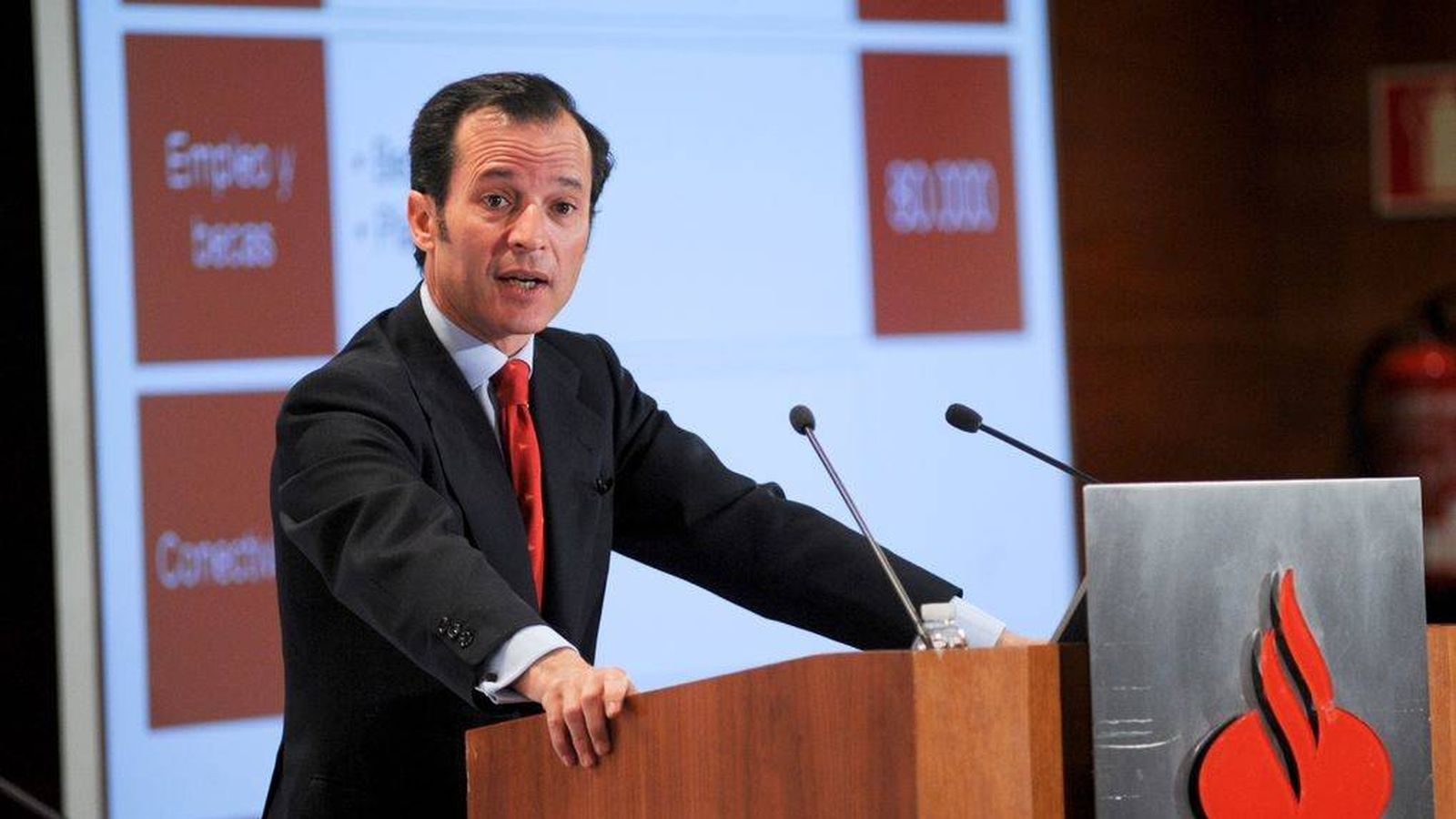 Foto: Javier Marín, ex consejero delegado de Santander.