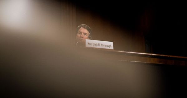 Foto: Brett Kavanaugh, durante la sesión del Comité Judicial del Senado, el jueves 27 de septiembre de 2018. (Reuters)