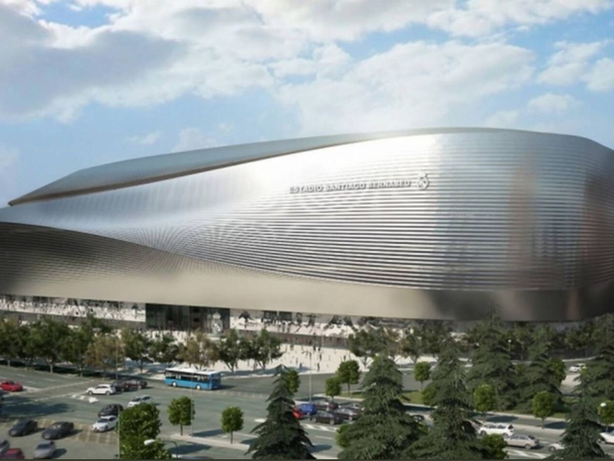 Foto: Panorámica del nuevo estadio Santiago Bernabéu.