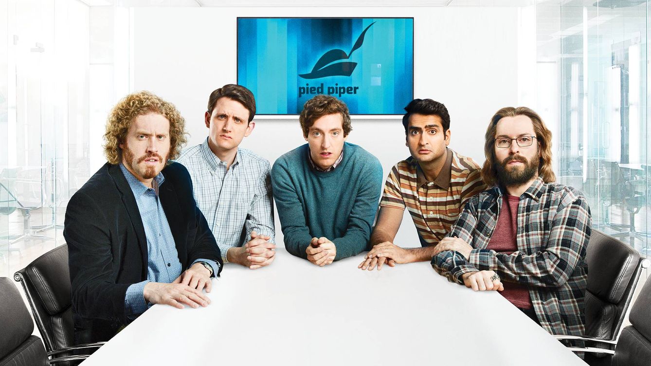Foto: Los protagonistas de la serie Silicon Valley, de HBO. 