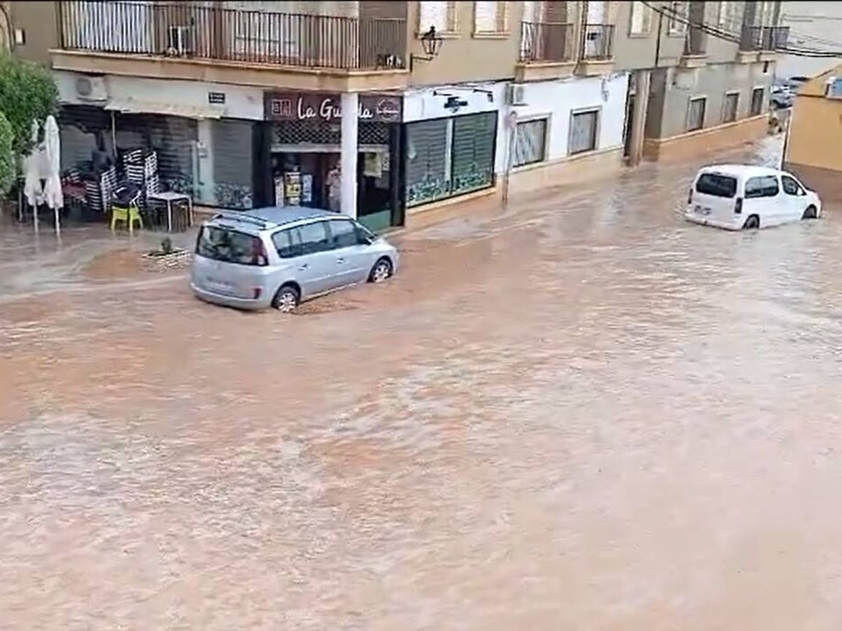 Foto: Vídeo | Las riadas e inundaciones que se han producido en Castilla-La Mancha (Rocío Baidez Lozano/X/@MeteoHellin)