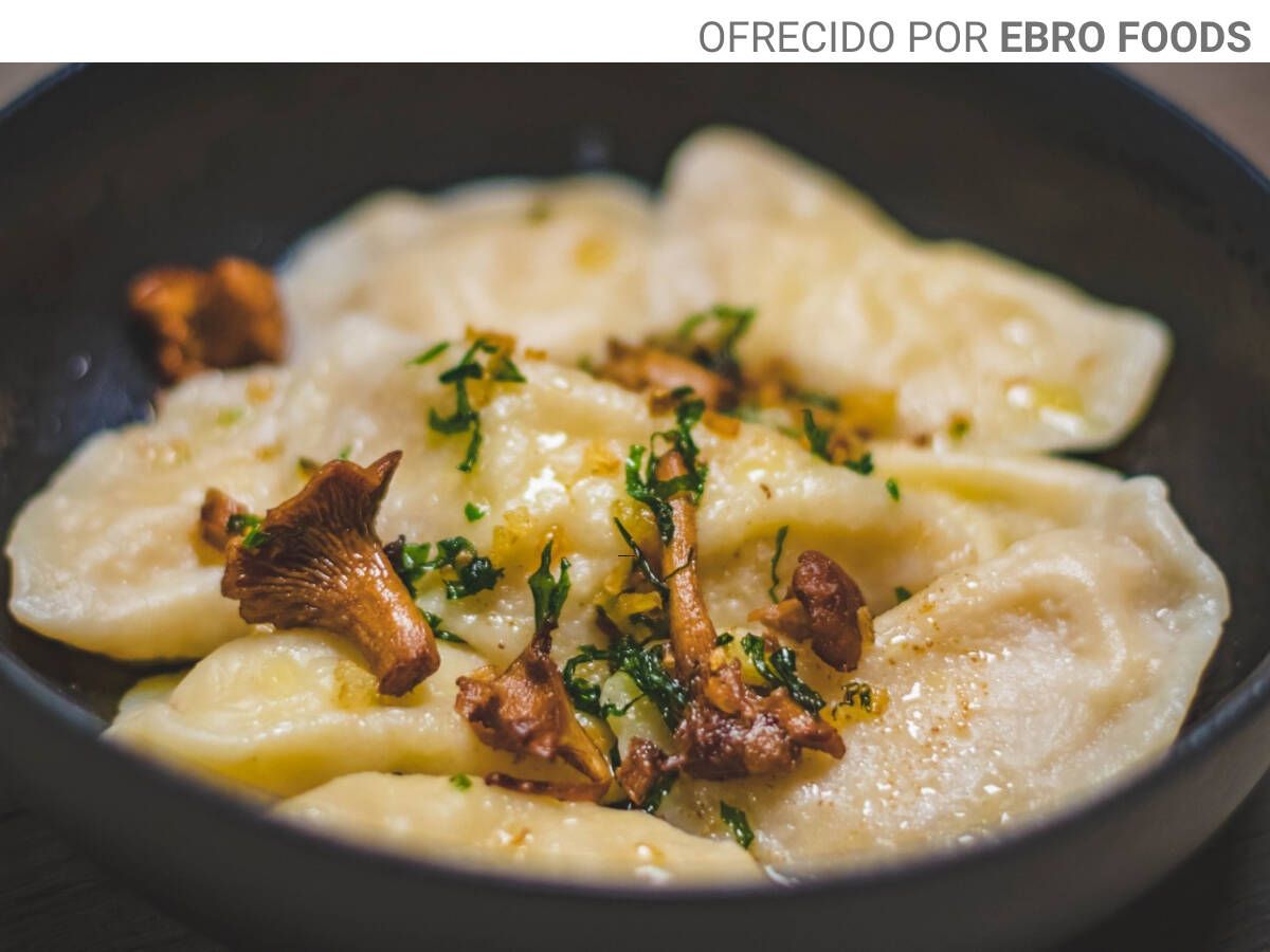 Foto:  Receta de pasta rellena fresca con productos de temporada.