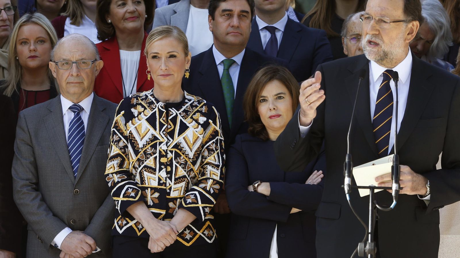 Foto: El presidente del Gobierno y candidato a la reelección, Mariano Rajoy (d)