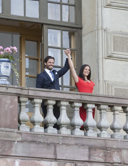 Foto: El príncipe Carlos Felipe de Suecia y su novia el pasado 28 de junio durante la pedida de mano (Gtres)