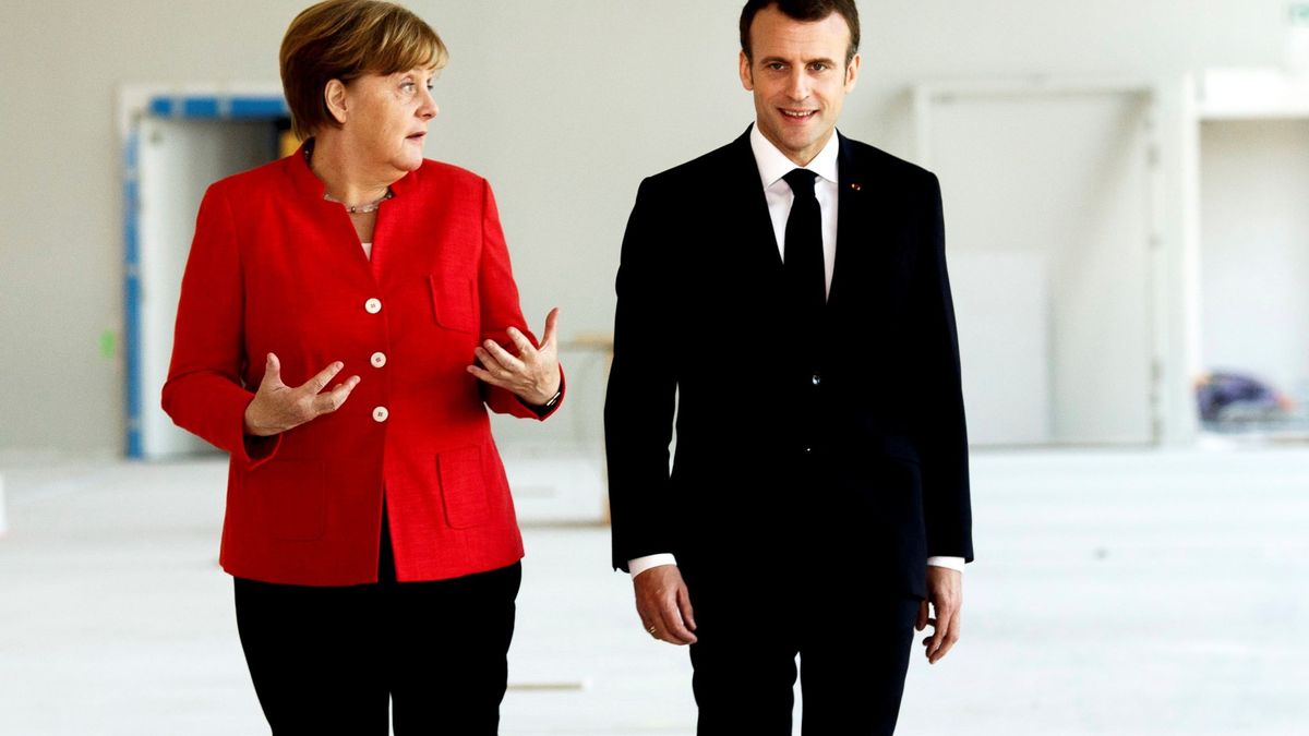 Merkel y Macron escenifican sus diferencias: Berlín rechaza más integración económica