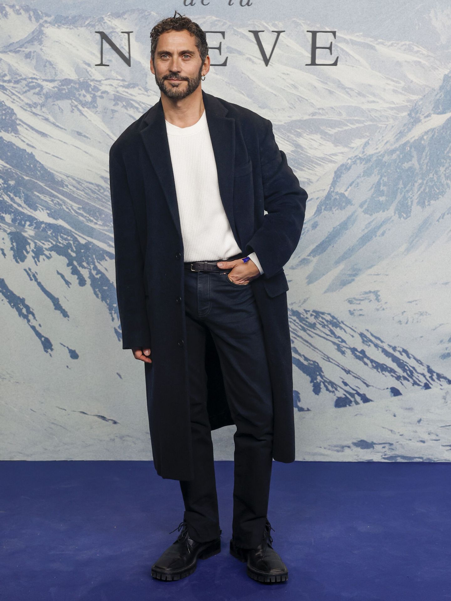 Paco León durante el estreno de 'La sociedad de la nieve', la nueva película de J.A. Bayona. (EFE/Javier Lizón)