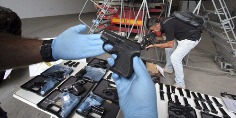 Foto: Incautan más de 22.000 pistolas de contrabando procedentes de Turquía