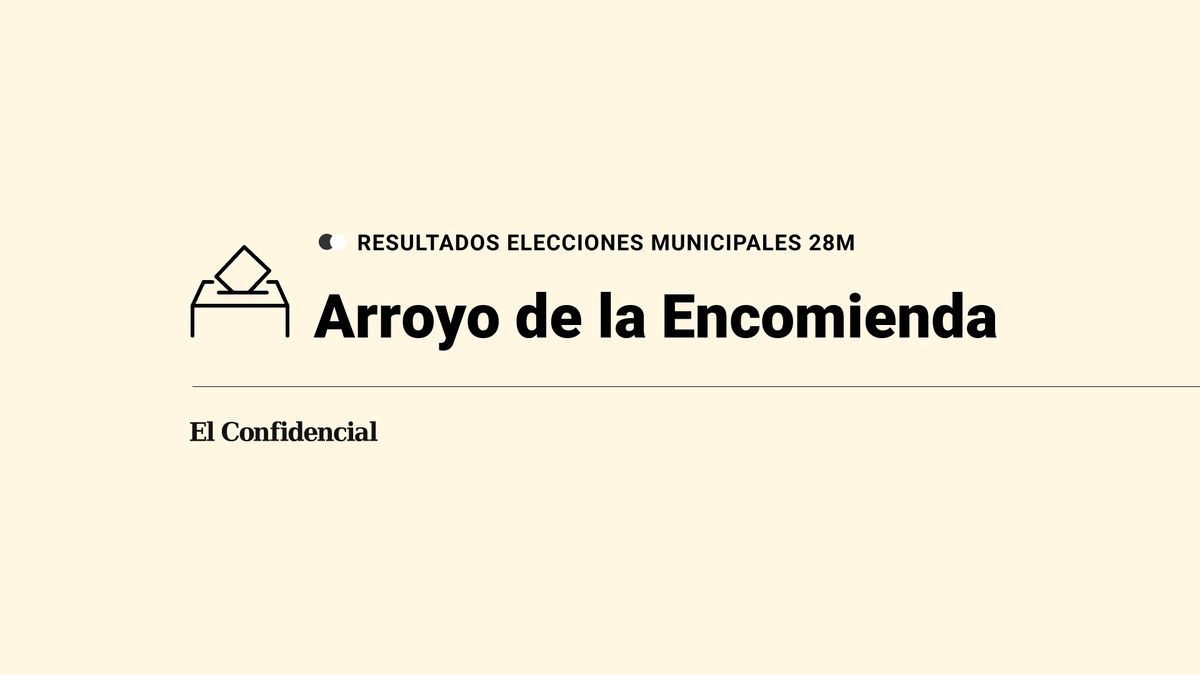 Resultados y escrutinio en Arroyo de la Encomienda de las elecciones del 28 de mayo del 2023: última hora en directo