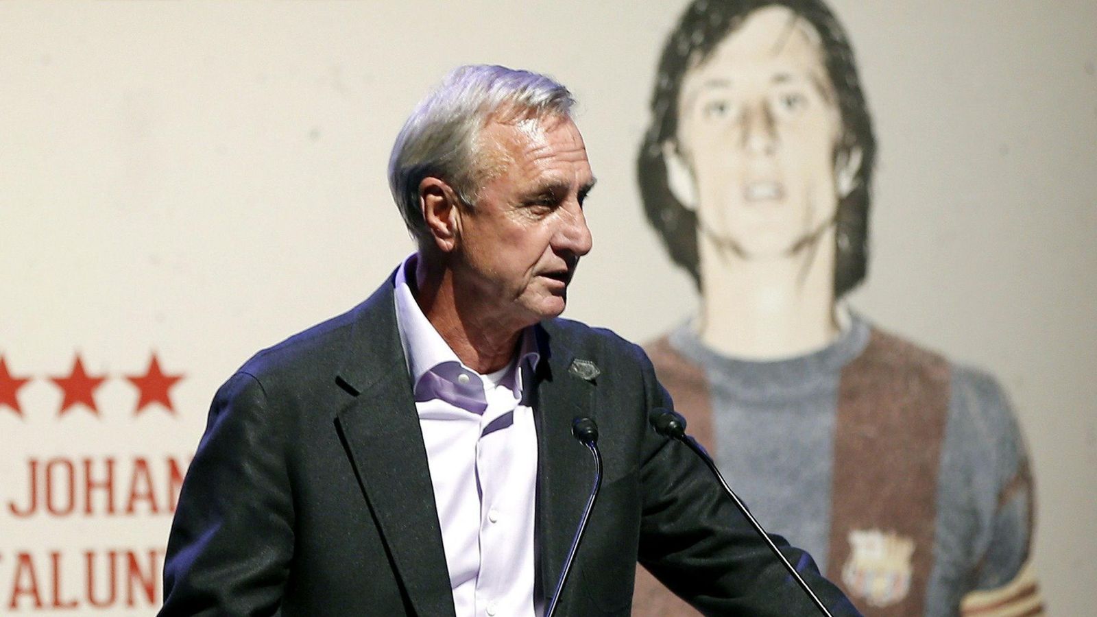 Foto: Johan Cruyff, en noviembre de 2014 (EFE)