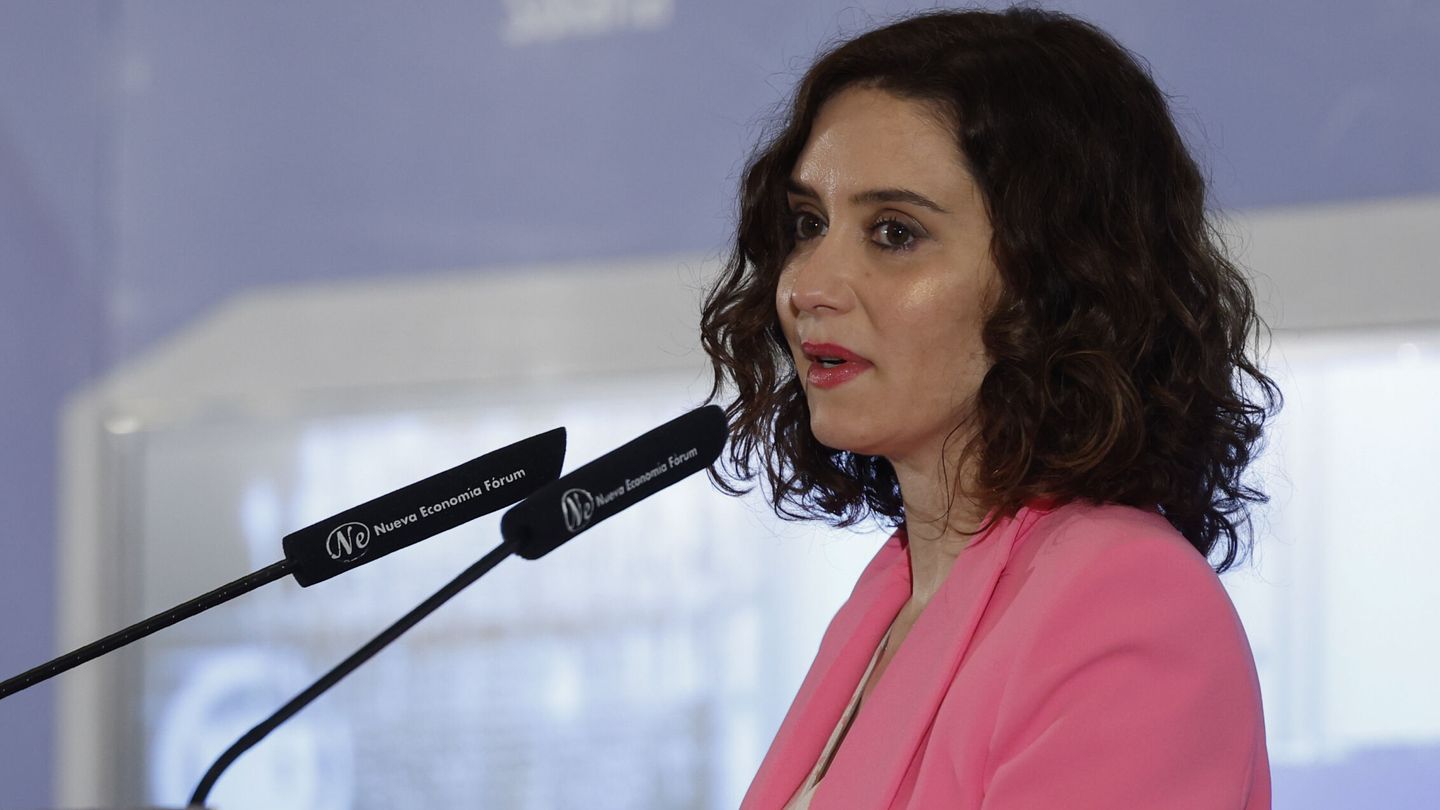 Isabel Díaz Ayuso, durante una intervención. (EFE/J.J. Guillén)