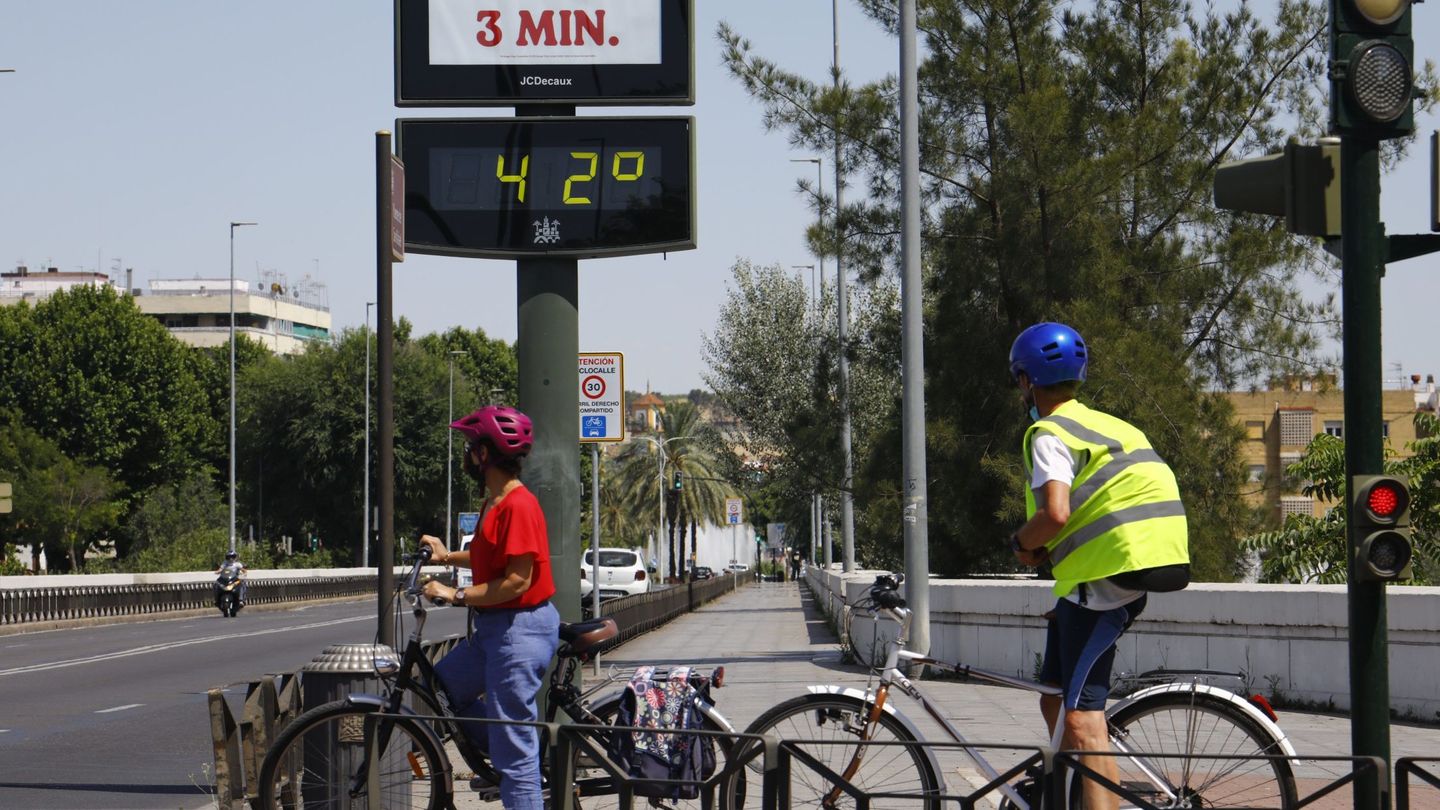 Ola de calor en Córdoba. Foto: EFE/Salas