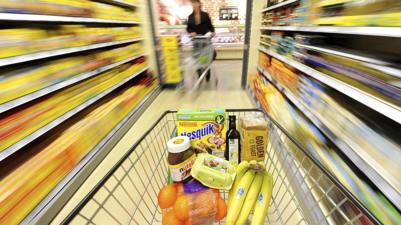 Foto: Carro de la compra en un supermercado.