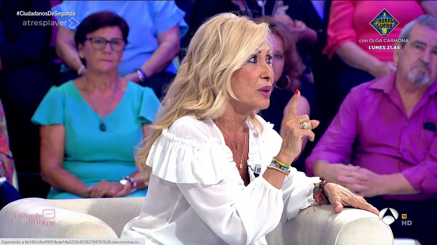 Rosa Benito, en 'Hablando en plata'. (Antena 3)