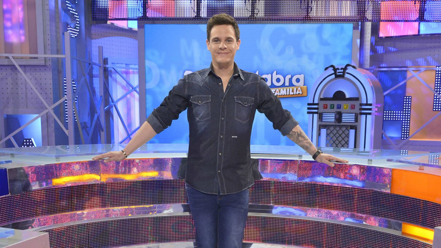 Christian Gálvez, presentador de 'Pasapalabra en familia'. (Mediaset)