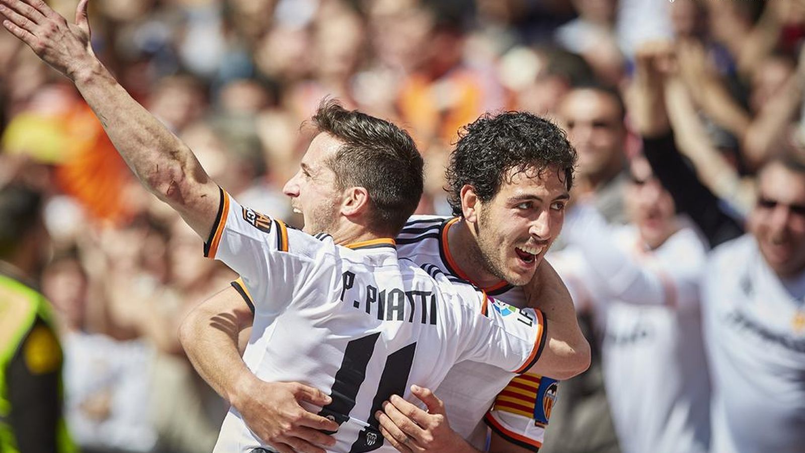 Foto: Piatti y Parejo se han convertido en los grandes 'delanteros' del Valencia (FOTO: ValenciaCF.com).