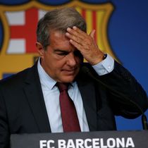 Foto: El presidente azulgrana, en una rueda de prensa. (EFE/Alejandro García)