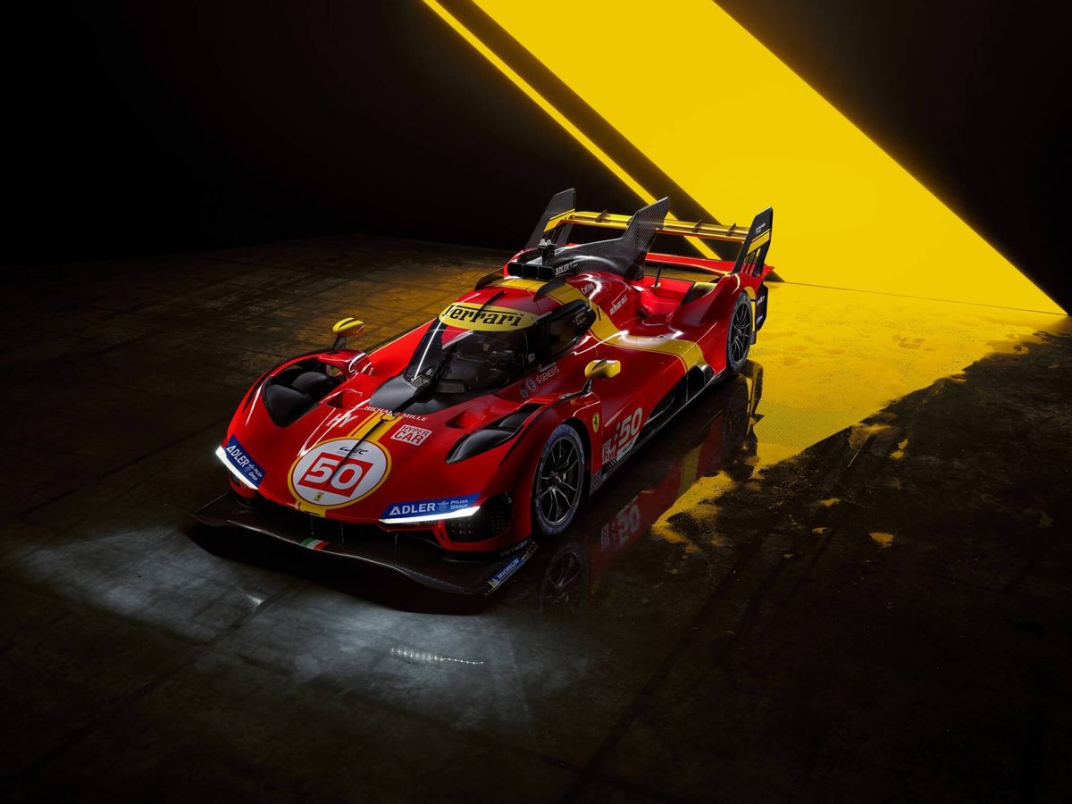 Foto: El nuevo Ferrari 499P para las  24 horas de Le Mans 2023 (Ferrari)
