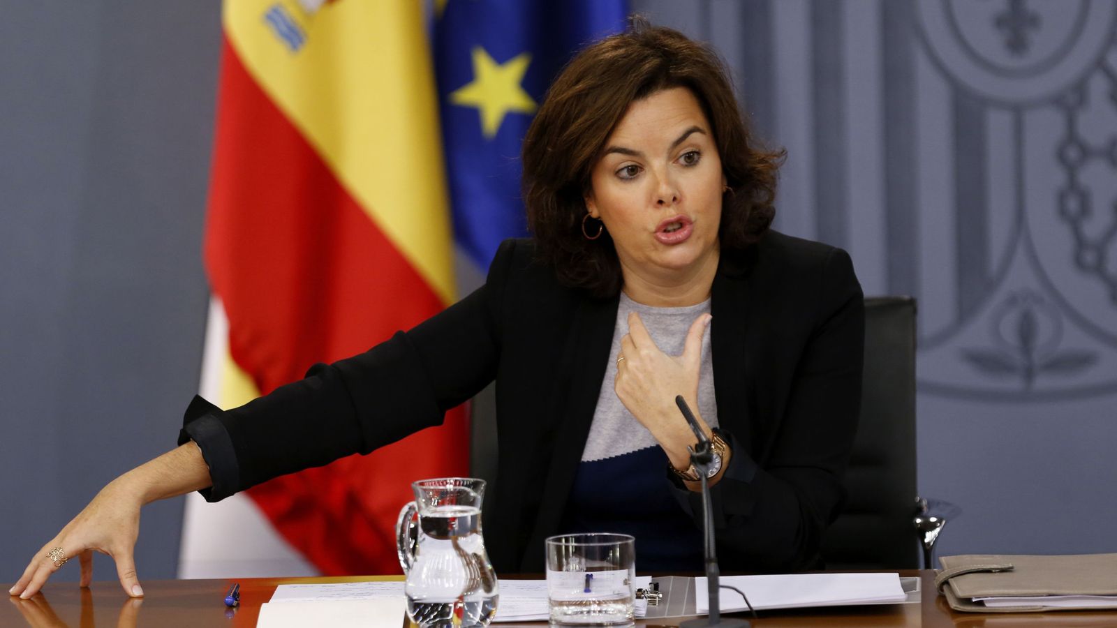 Foto: La vicepresidenta del Gobierno en funciones, Soraya Sáenz de Santamaría. (eFE)