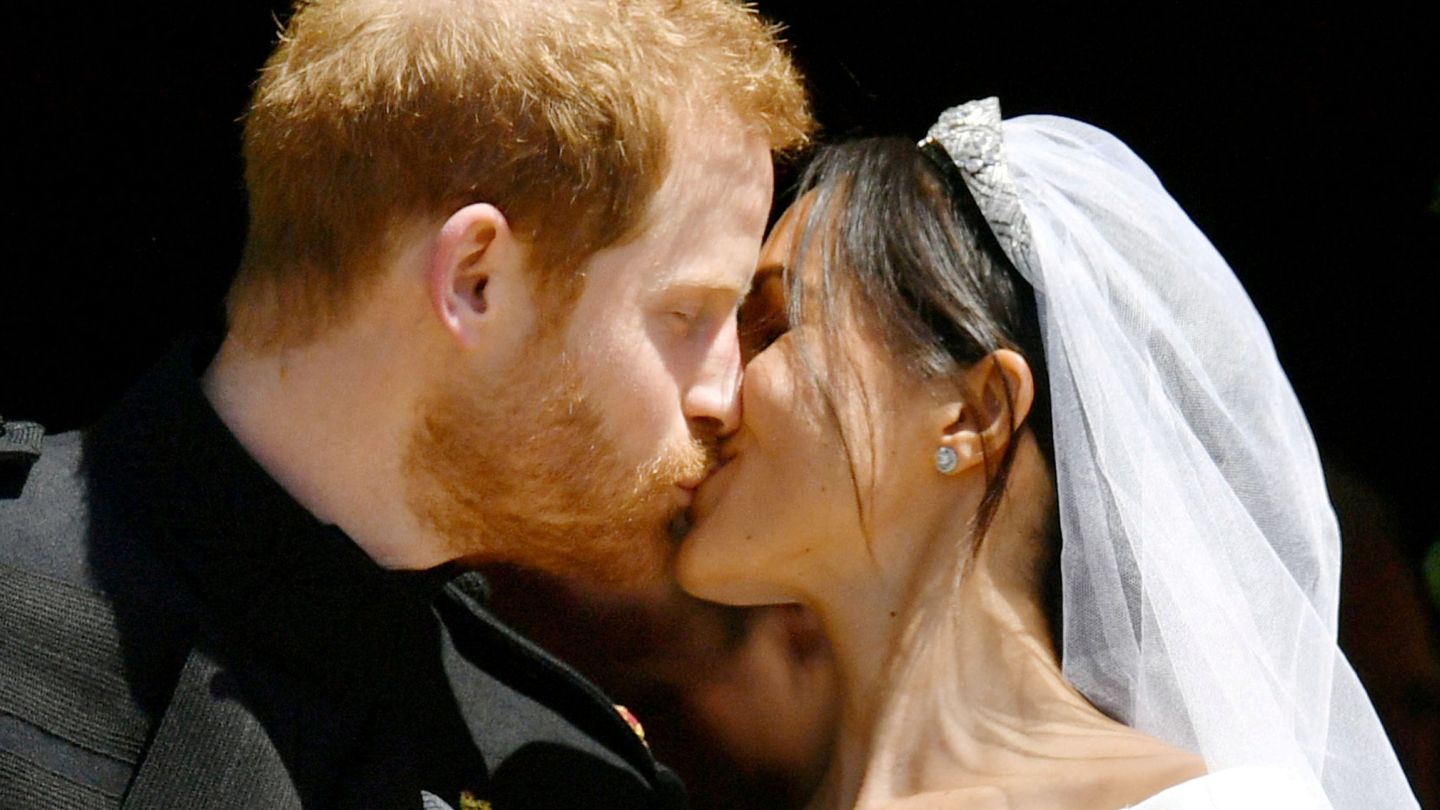 Una de las imágenes de la boda de los duques de Sussex. (Reuters)