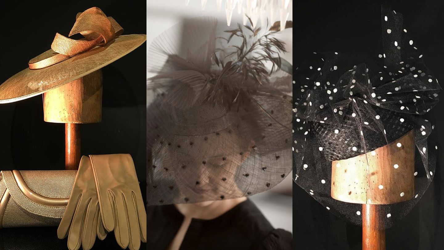 Algunos de los sombreros, accesorios y tocados de Mariana Barturen, toda una experta en convertir la sombrerería artesanal en arte.