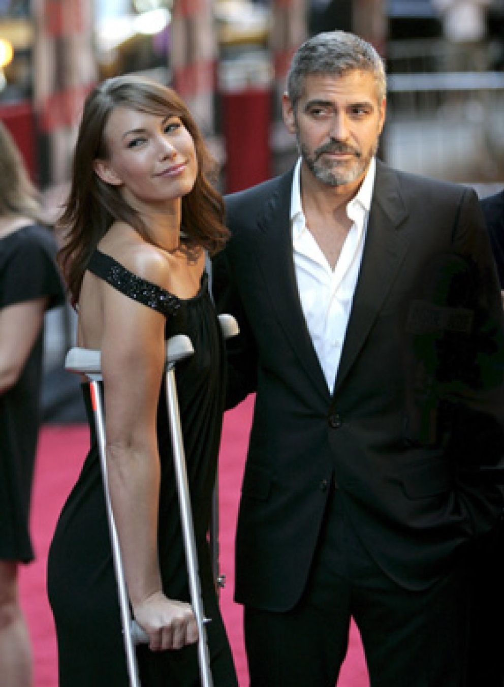 Foto: George Clooney y su novia pasaron una romántica velada en Roma