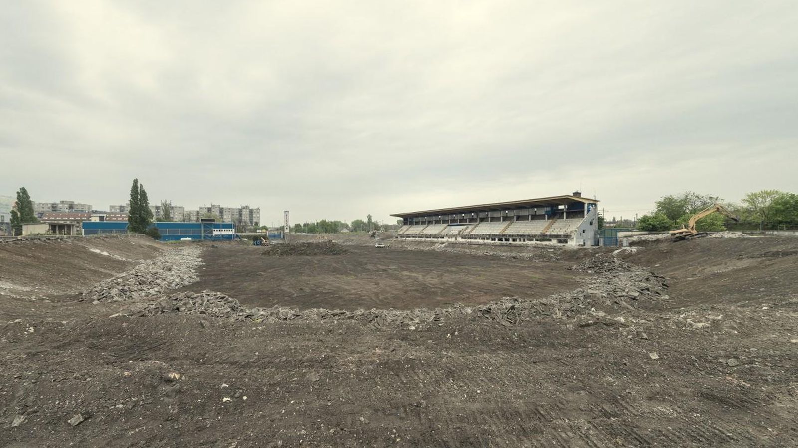 Foto: El estadio en el que se desarrolla el tramo final de la película está siendo demolido (FOTO: David Ruiz)