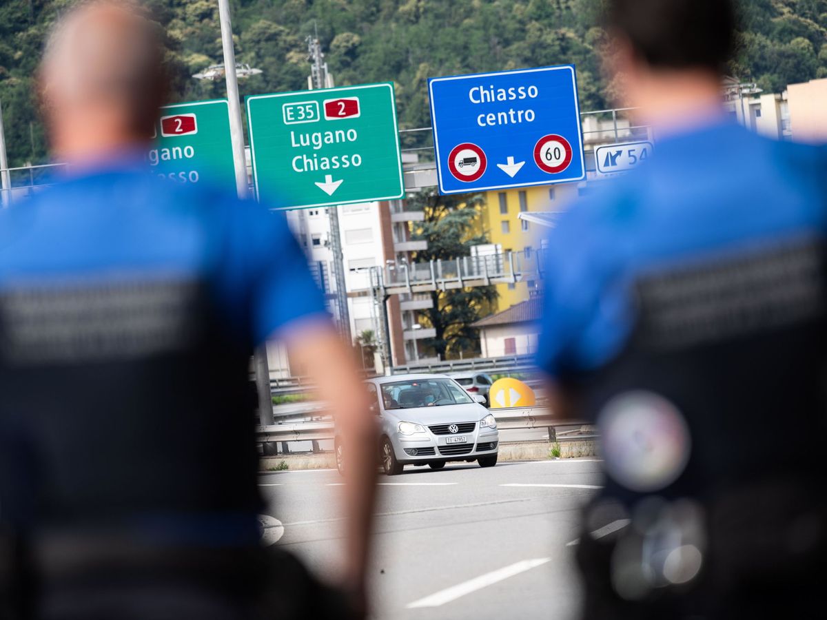Foto: Frontera de Suiza con Italia. (Reuters)