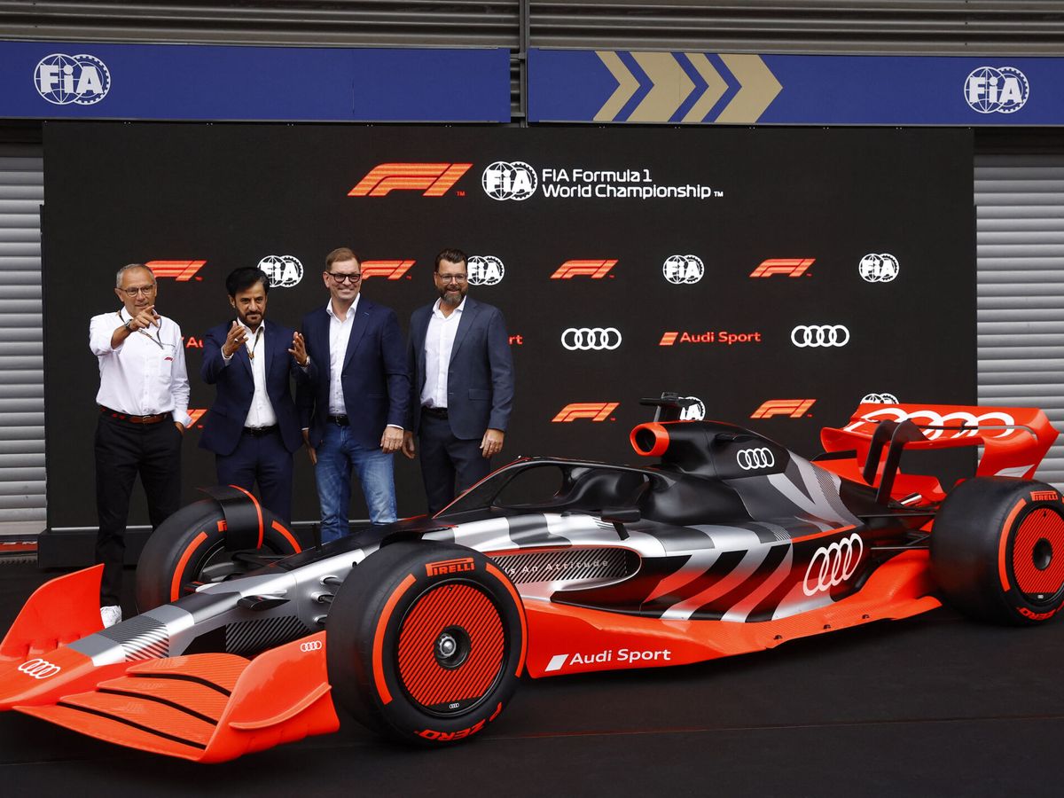 Foto: Audi en su presentación oficial de su participación en Fórmula 1.