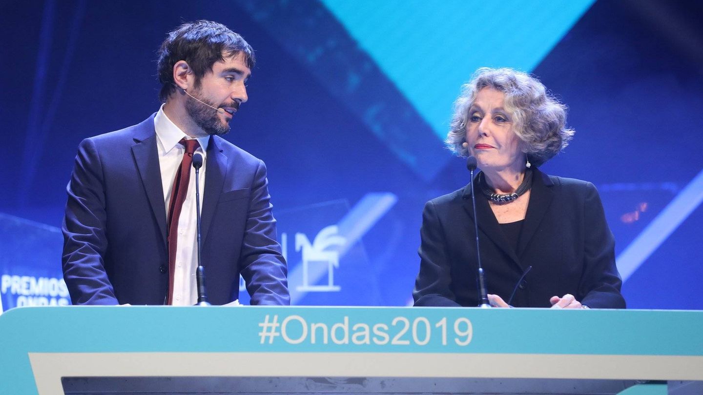 Juanra Bonet y Rosa María Mateo, en los Ondas 2019. (Twitter)