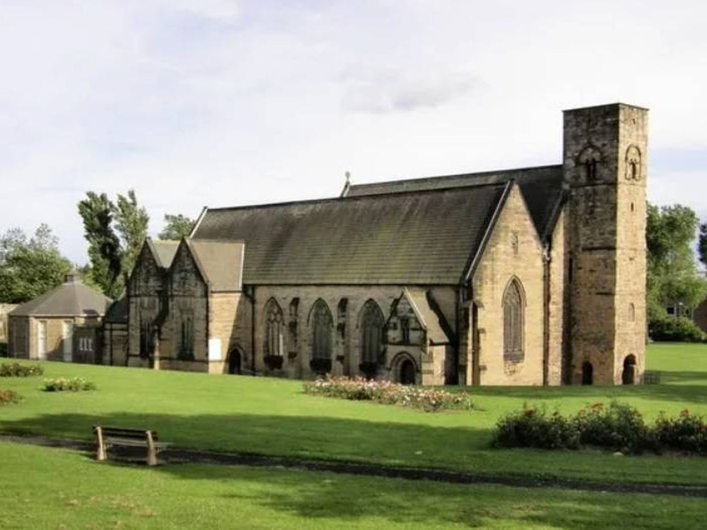 La iglesia de San Pedro en Wearmouth, fundada por San Benito Biscop (Parroquia de Monkwearmouth)