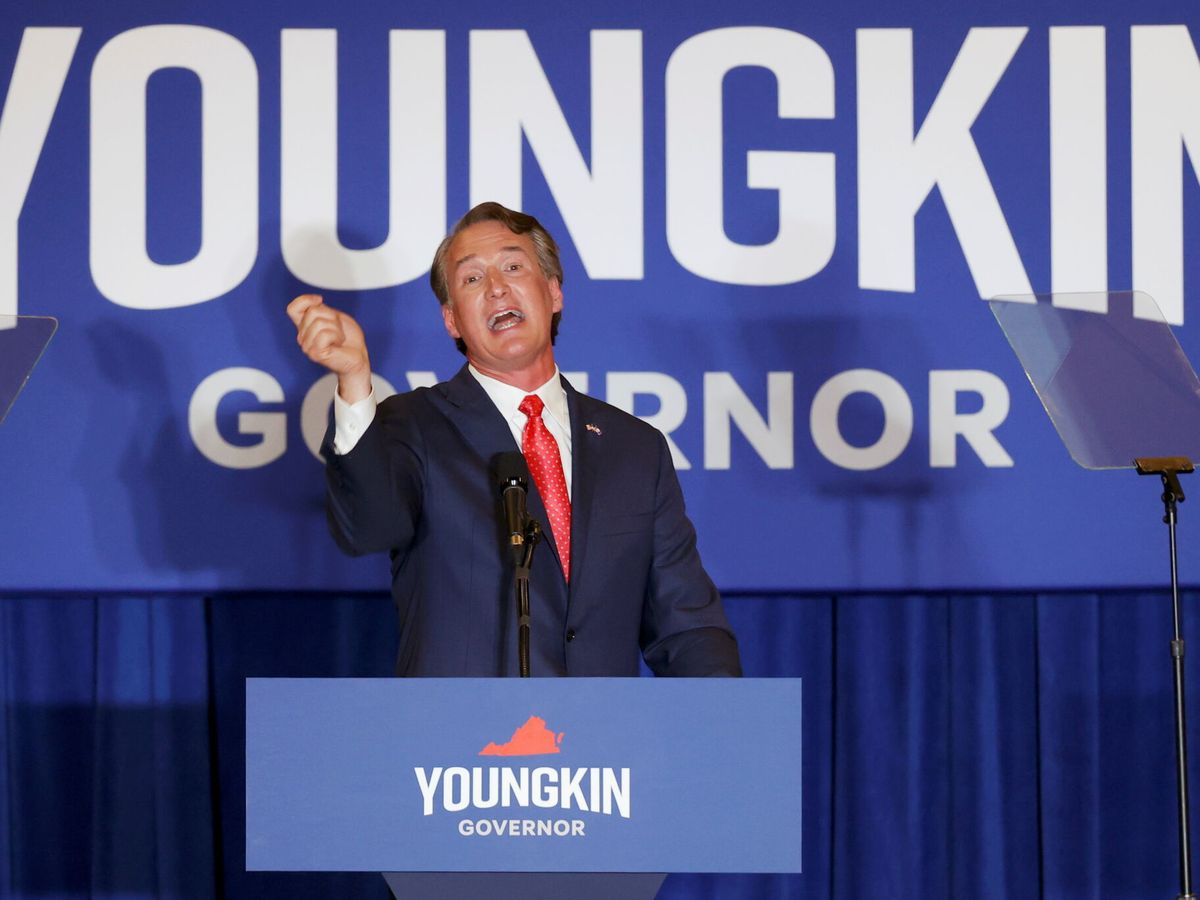 Foto: Glenn Youngkin, el gobernador electo de Virginia. (Reuters/Jonathan Ernst)