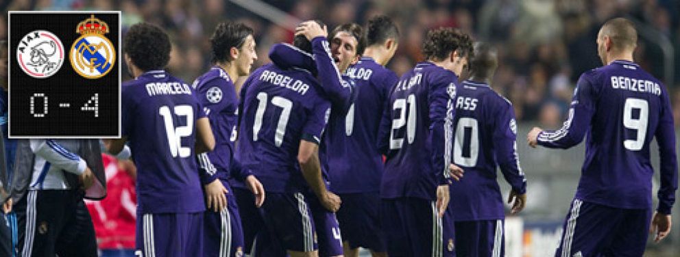 Foto: El Real Madrid arrasó Amsterdam y 'Mou' montó su show