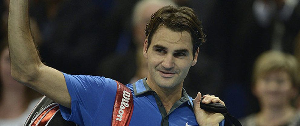 Foto: Federer sufre ante Bellucci pero alcanza los cuartos de final del Torneo de Basilea