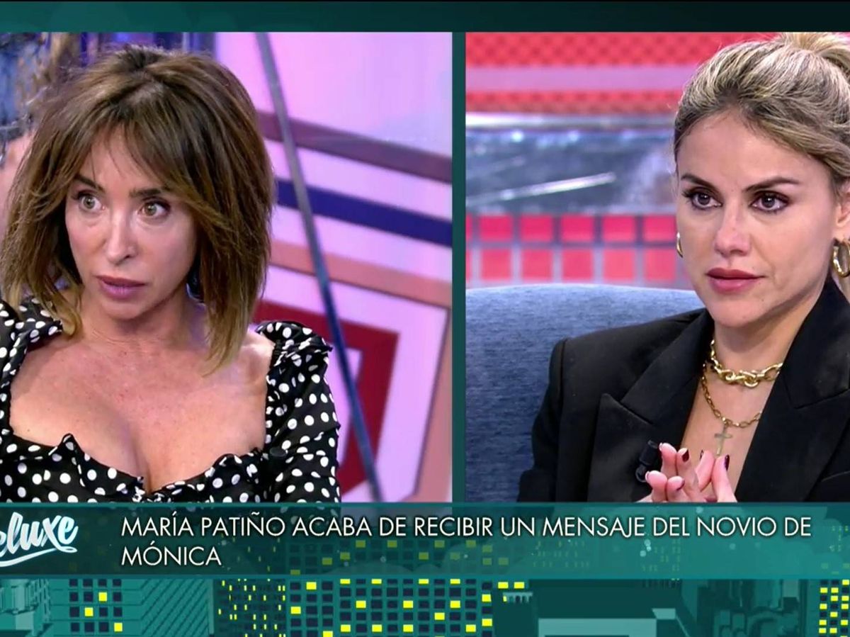 Foto: María Patiño y Mónica Hoyos, en el 'Deluxe'. (Mediaset)