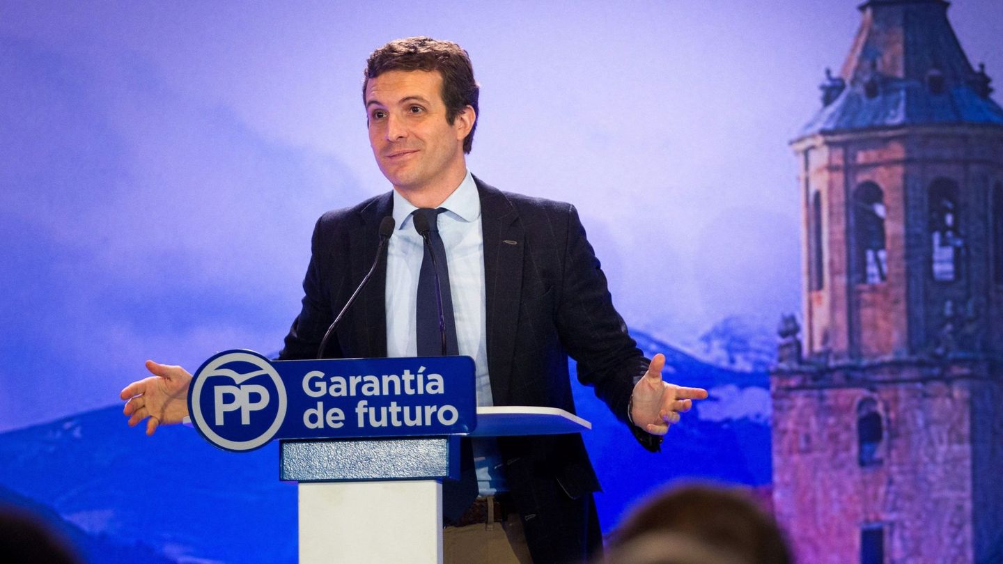 El presidente del PP, Pablo Casado. (EFE)