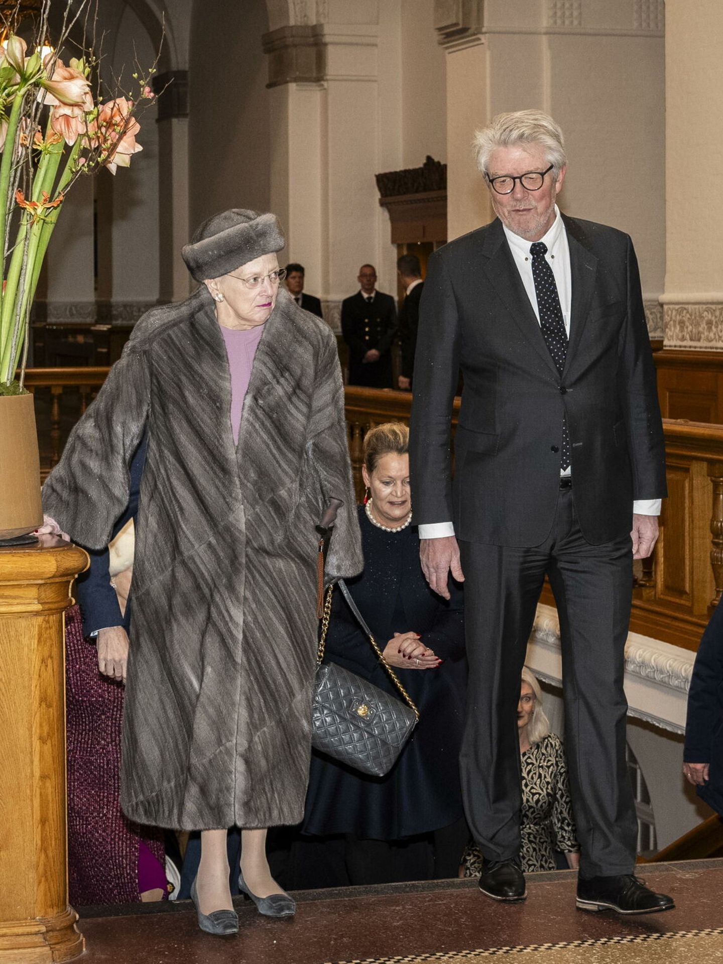 La reina Margarita, en el Parlamento. (EFE/Emil Nicolai Helms)
