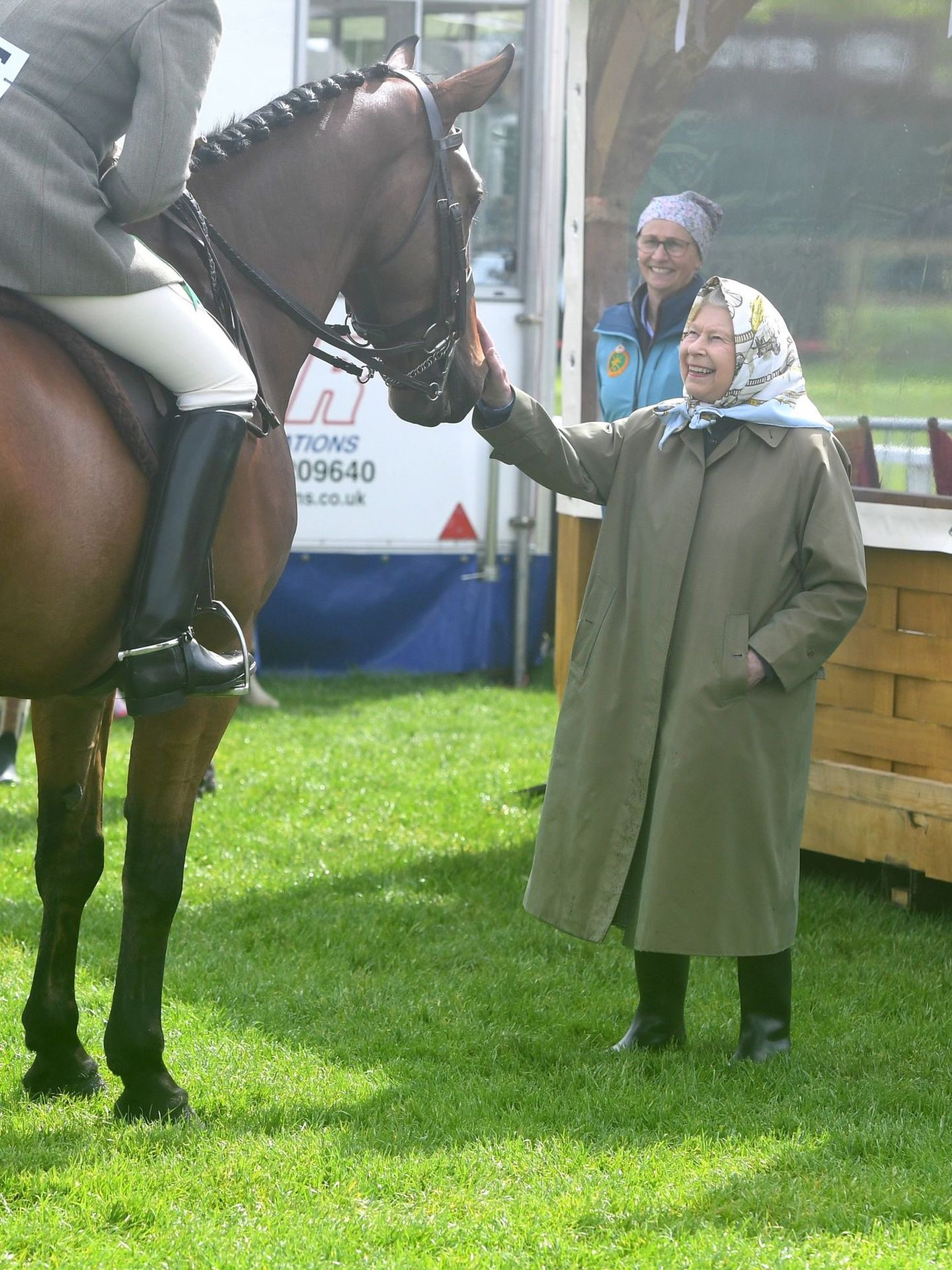 Isabel II, en el espectáculo ecuestre Royal Windsor Horse Show 2019. (EFE)