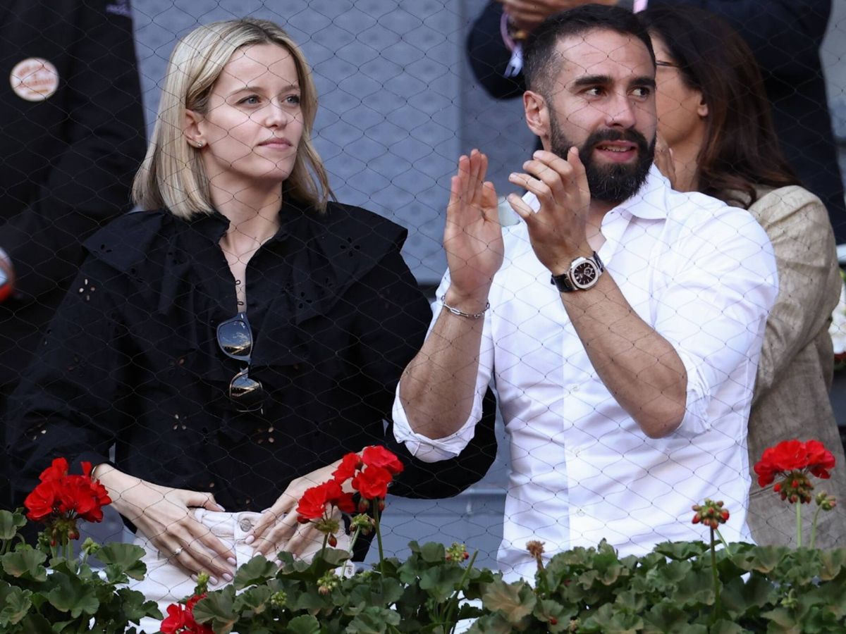 Foto: El futbolista Dani Carvajal y la empresaria Daphne Cañizares, en una imagen de archivo. (Getty)