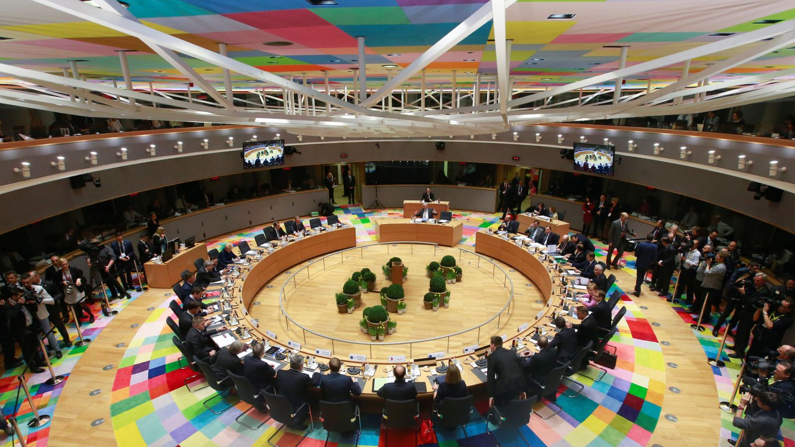 Foto: Cumbre de la Unión Europea celebrada este jueves en Bruselas. (Reuters)