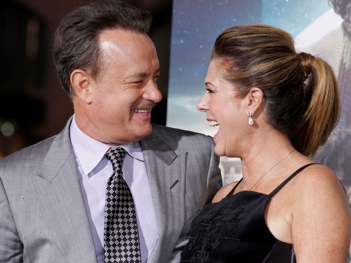 Foto: Tom Hanks y su esposa, Rita Wilson (Reuters/Fred Prouser)