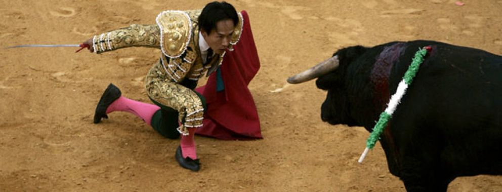 Foto: El japonés Taira Nono palpa su sueño de ser torero