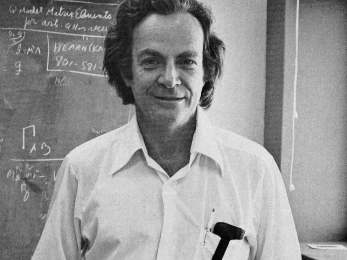 Foto: Richard Feynman (Fuente Wikimedia)