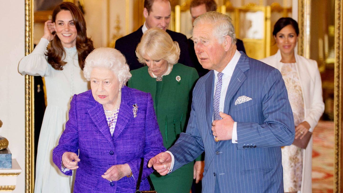 La familia real británica. (Getty)