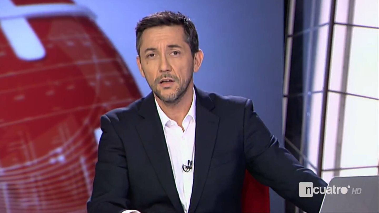 Javier Ruiz, en la última edición de 'Noticias Cuatro 2'. (Mediaset)