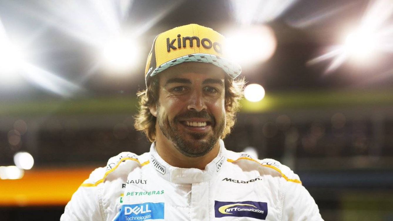 Foto: Fernando Alonso, en Singapur, antes de comenzar el fin de semana. (foto: McLaren)