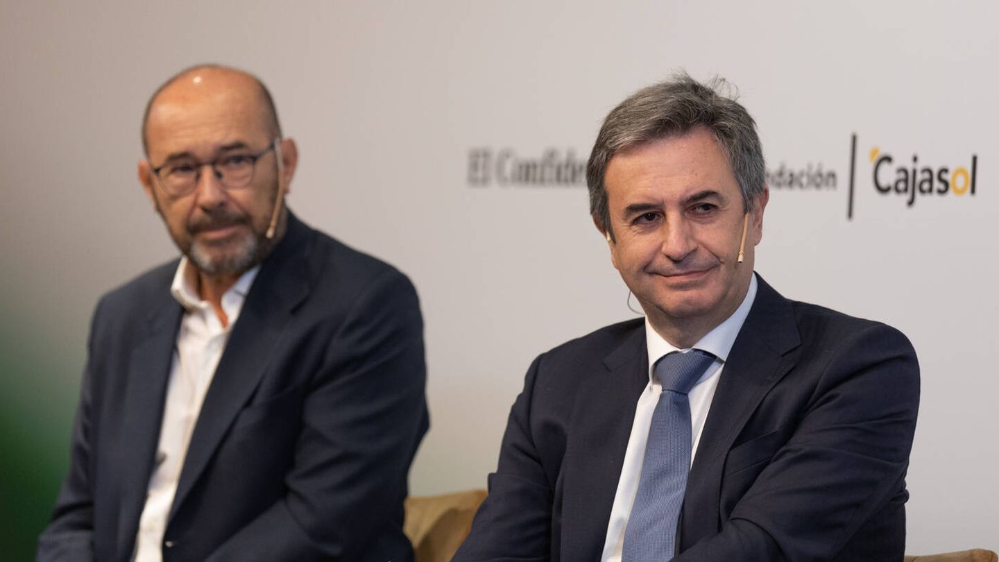 Francisco Ferraro (Observatorio Económico de Andalucía) y Rafael Sánchez Durán (Endesa y eCitySevilla).