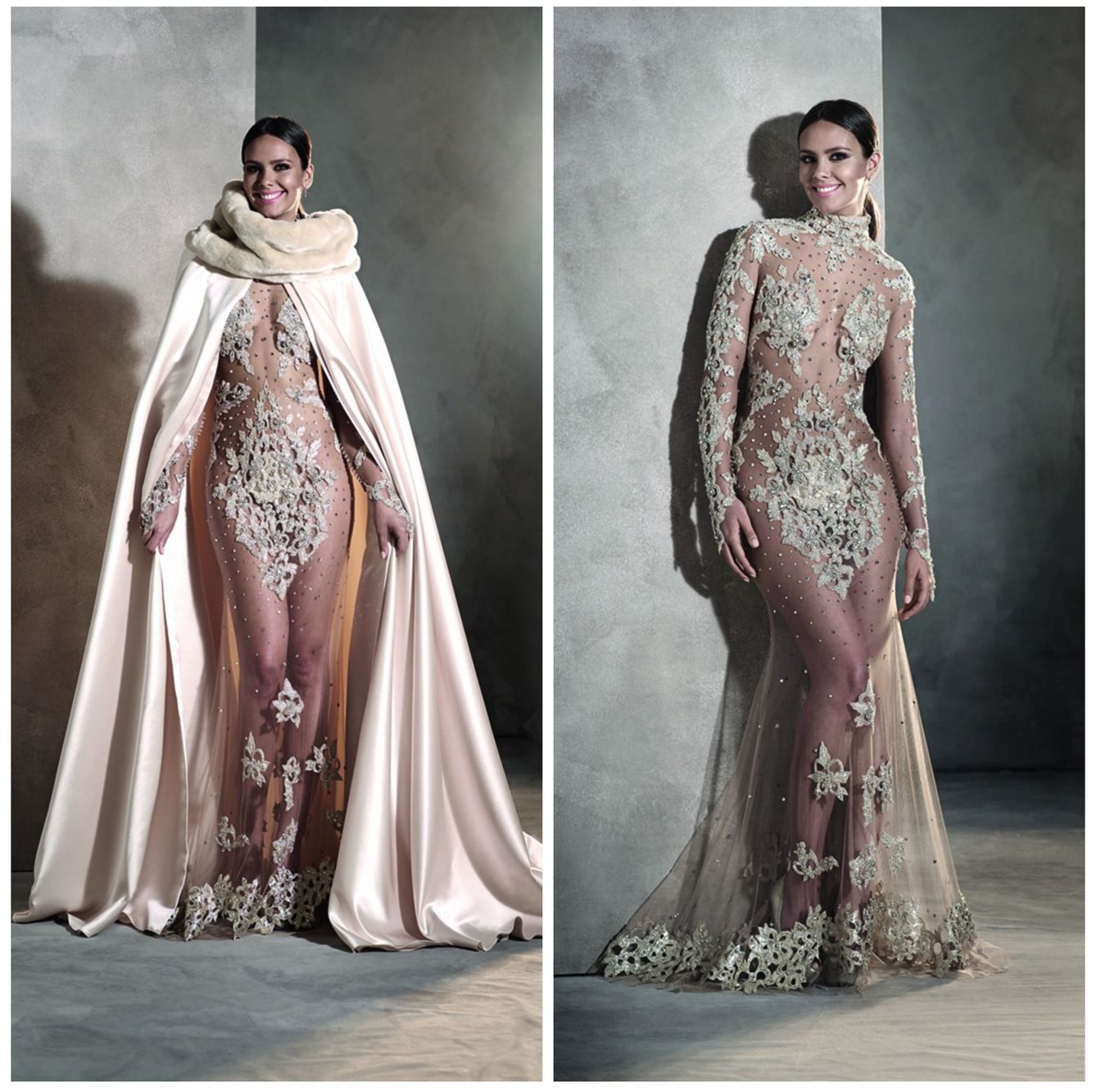 El vestido y la capa de 'Pronovias' que lució Cristina Pedroche.