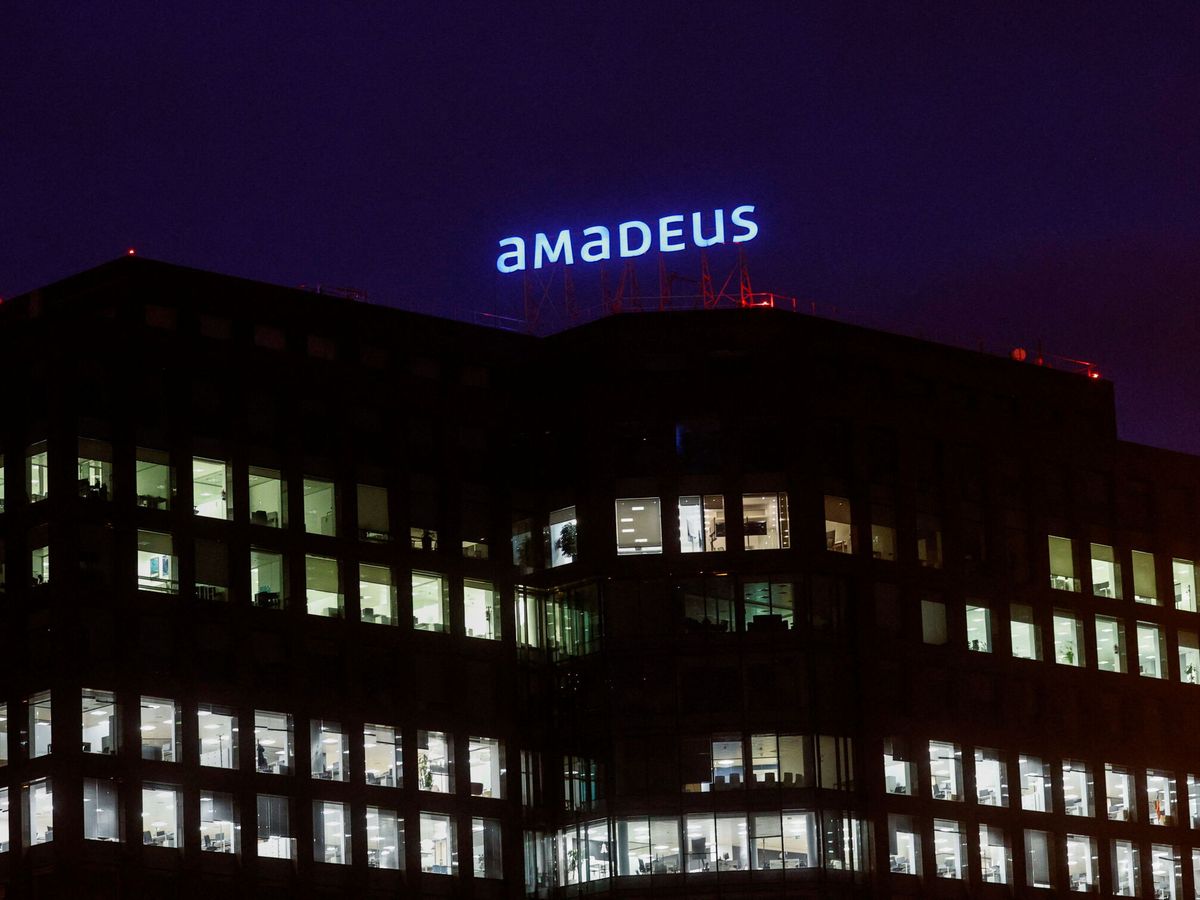 Foto: Logo de Amadeus en sus oficinas. (Reuters/Susana Vera)