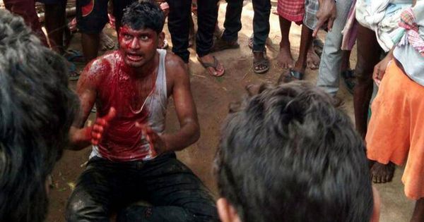 Foto: Imagen de un linchamiento ocurrido en el estado de Jharkhand el pasado 18 de mayo, difundida en las redes sociales