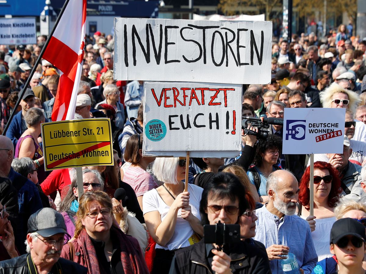 Foto: Protesta en Berlín contra la subida del alquiler. (Reuters)